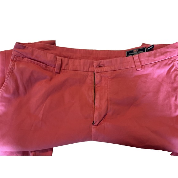 Vineyard Vines by Shep & Ian Men's Breaker Chino Pants Salmon Pink Size 38x32 - Picture 3 of 7